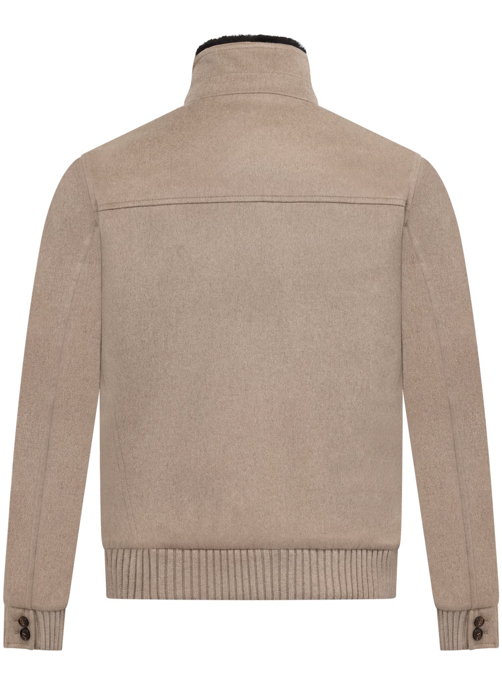 Bomberjack in Cashmere | Beige