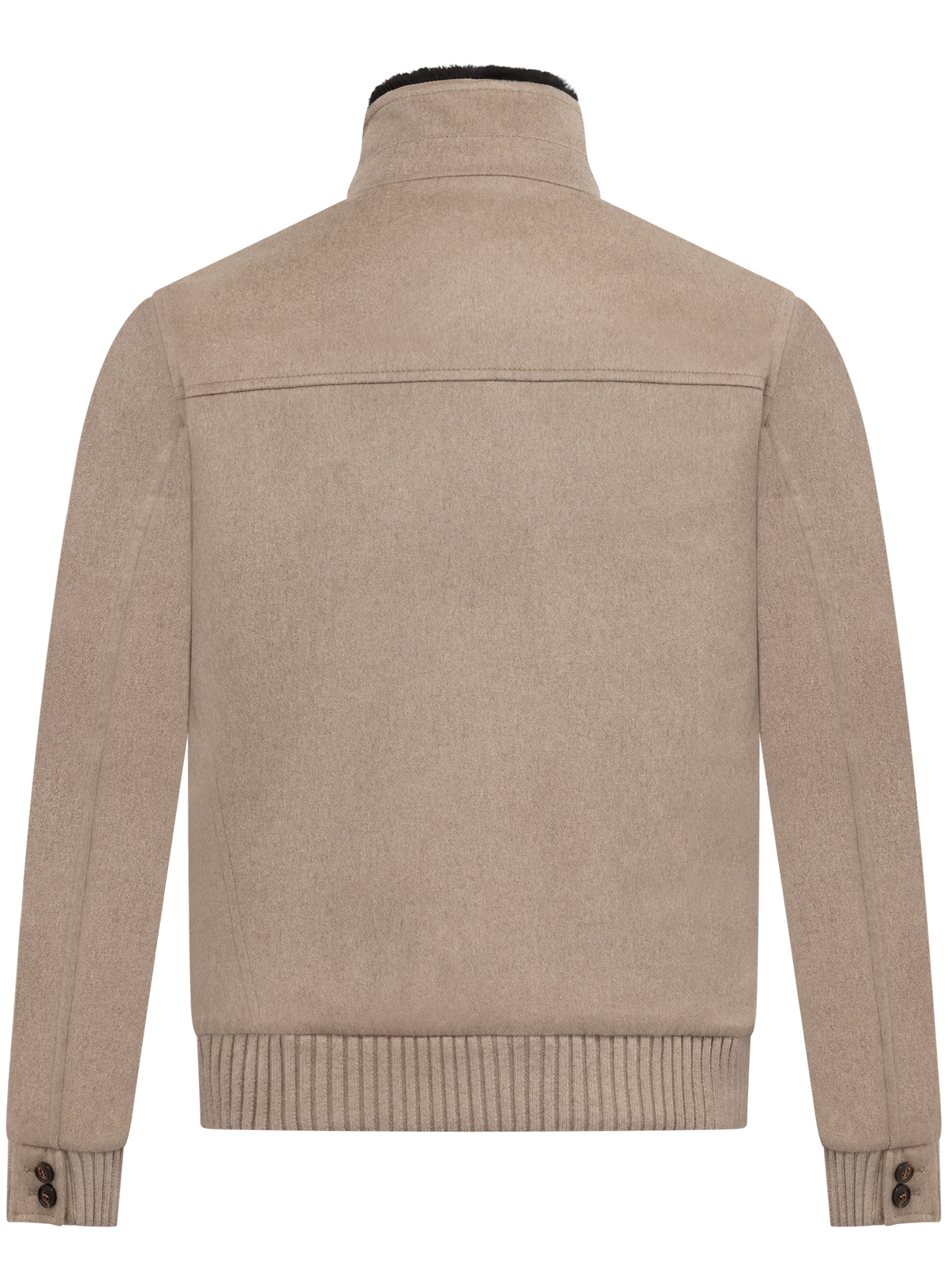 Bomberjack in Cashmere | Beige