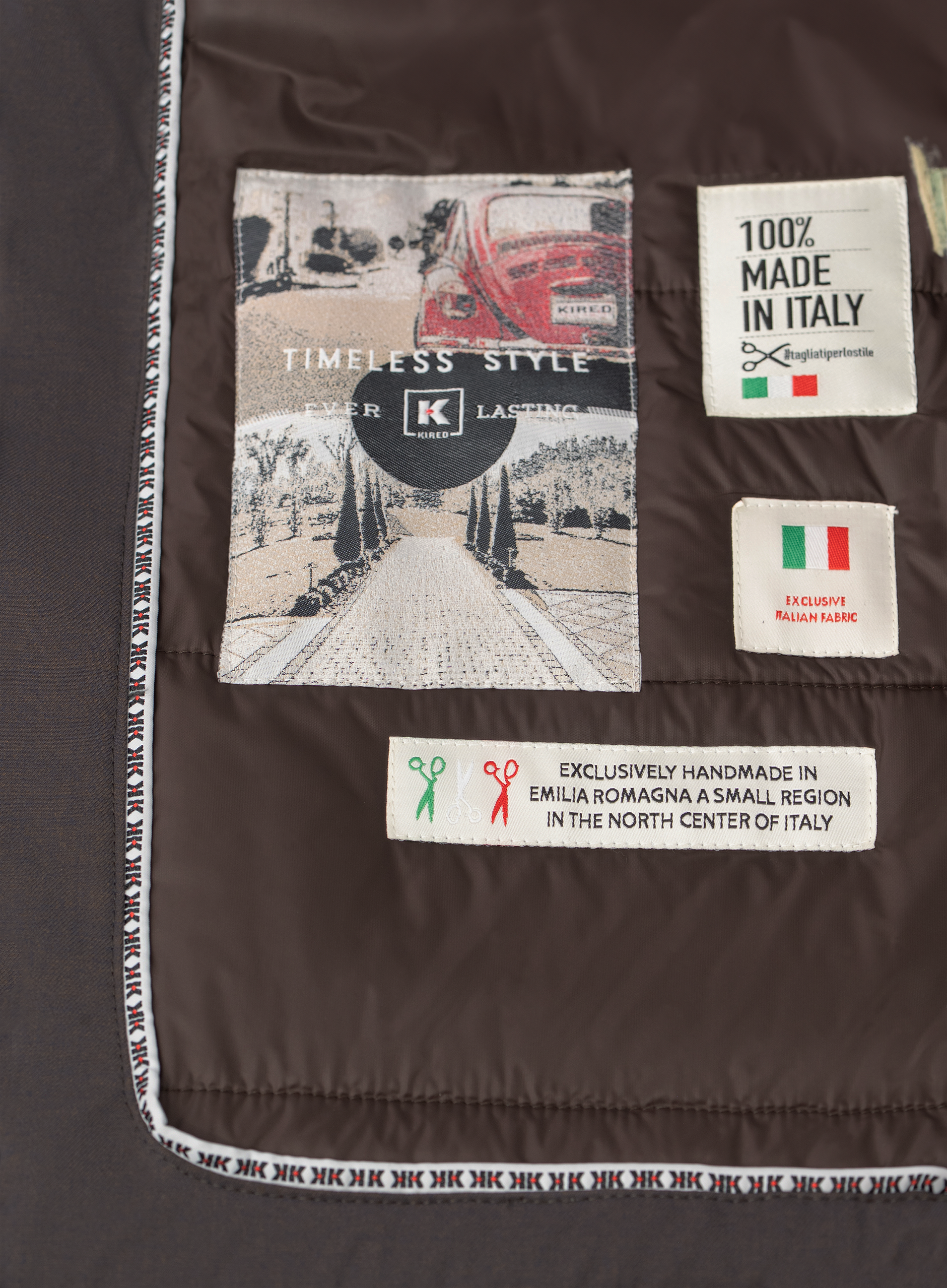 Field jacket met bontgevoerde opstaande kraag | FULL_WIDTH | Bruin