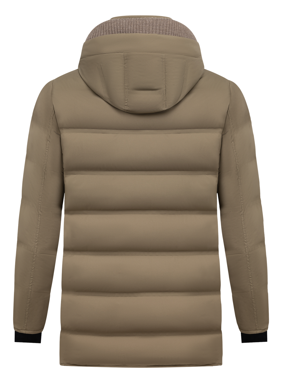 Parka in technische stof | TAUPE
