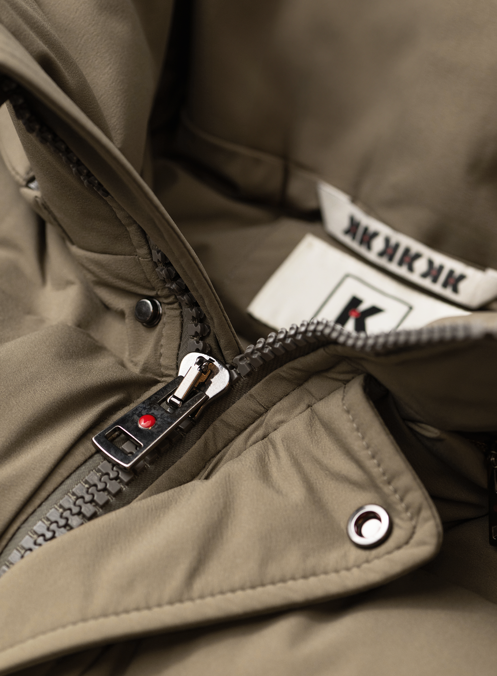 Parka in technische stof | FULL_WIDTH | TAUPE