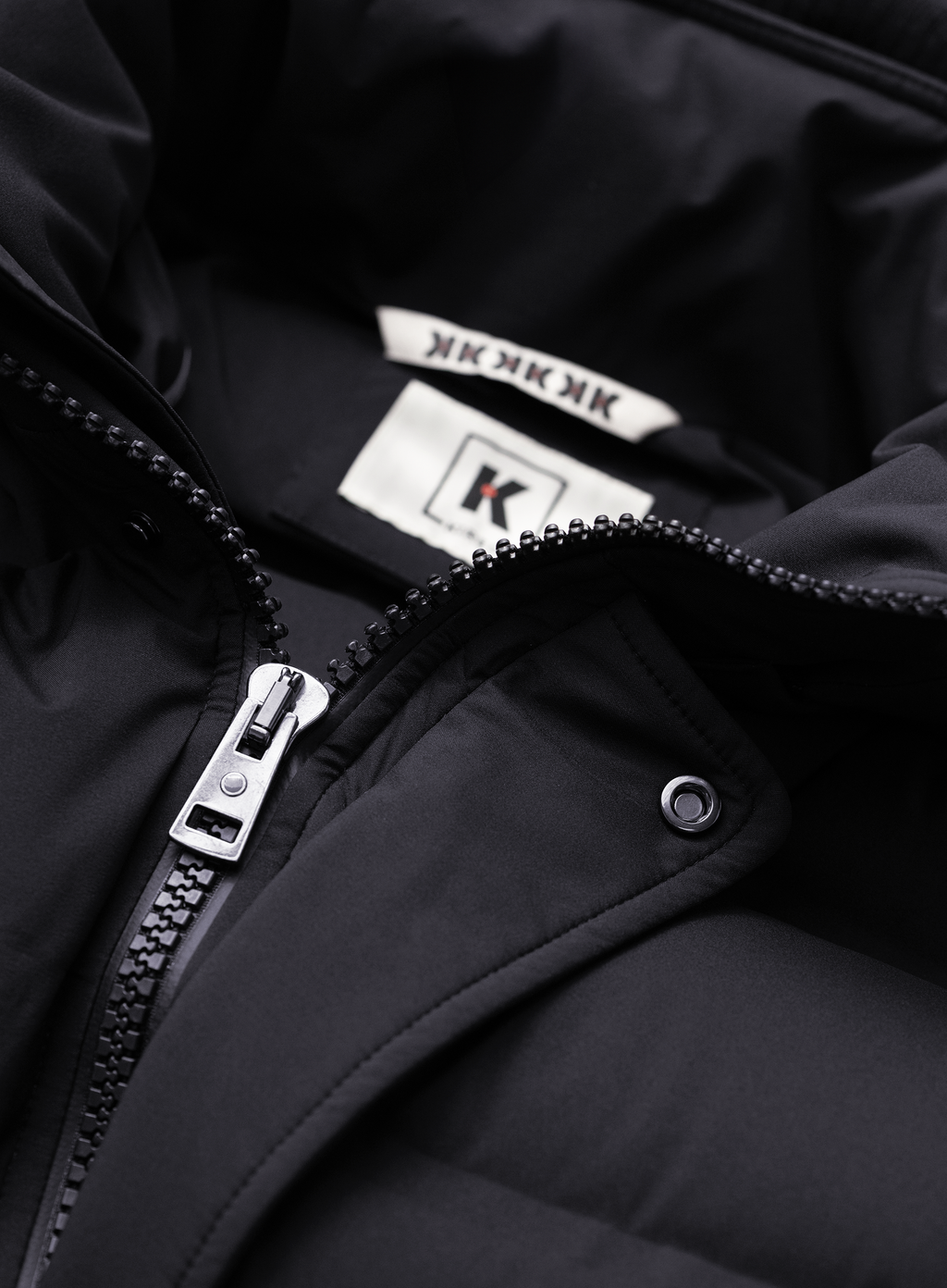 Parka in technische stof | FULL_WIDTH | Zwart