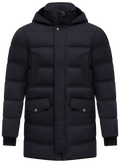 Parka in technische stof | BLUE NAVY