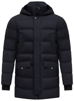 Parka in technische stof | BLUE NAVY