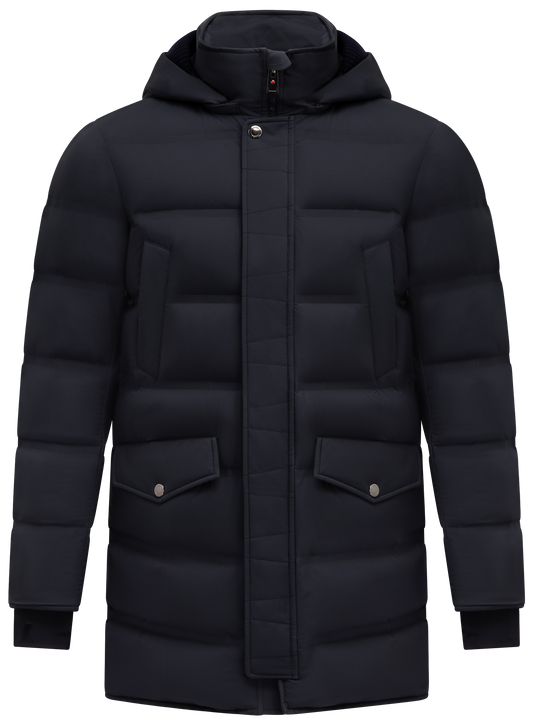 Parka in technische stof