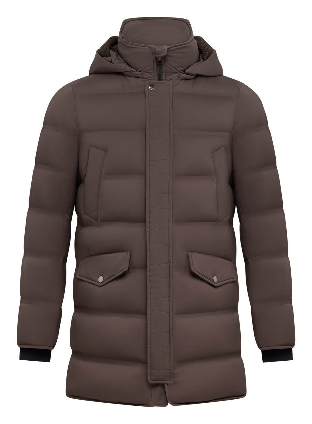 Parka in technische stof | D.Bruin