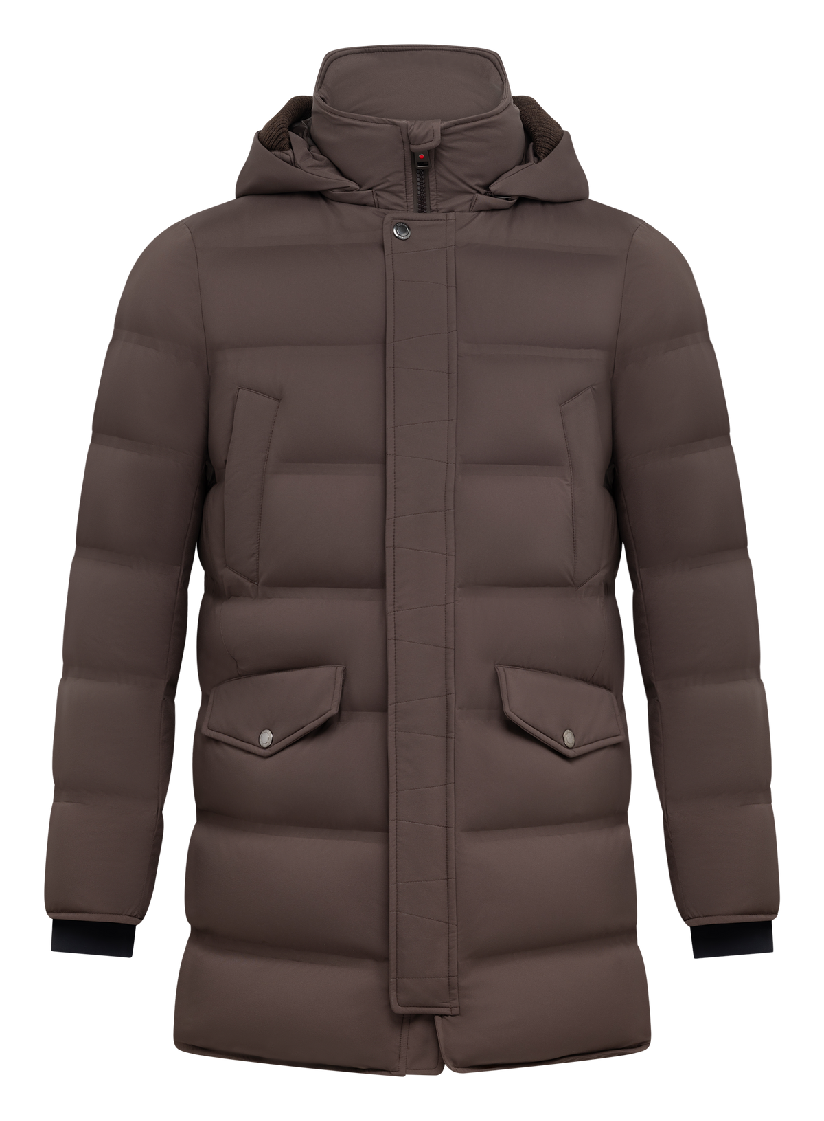 Parka in technische stof | D.Bruin