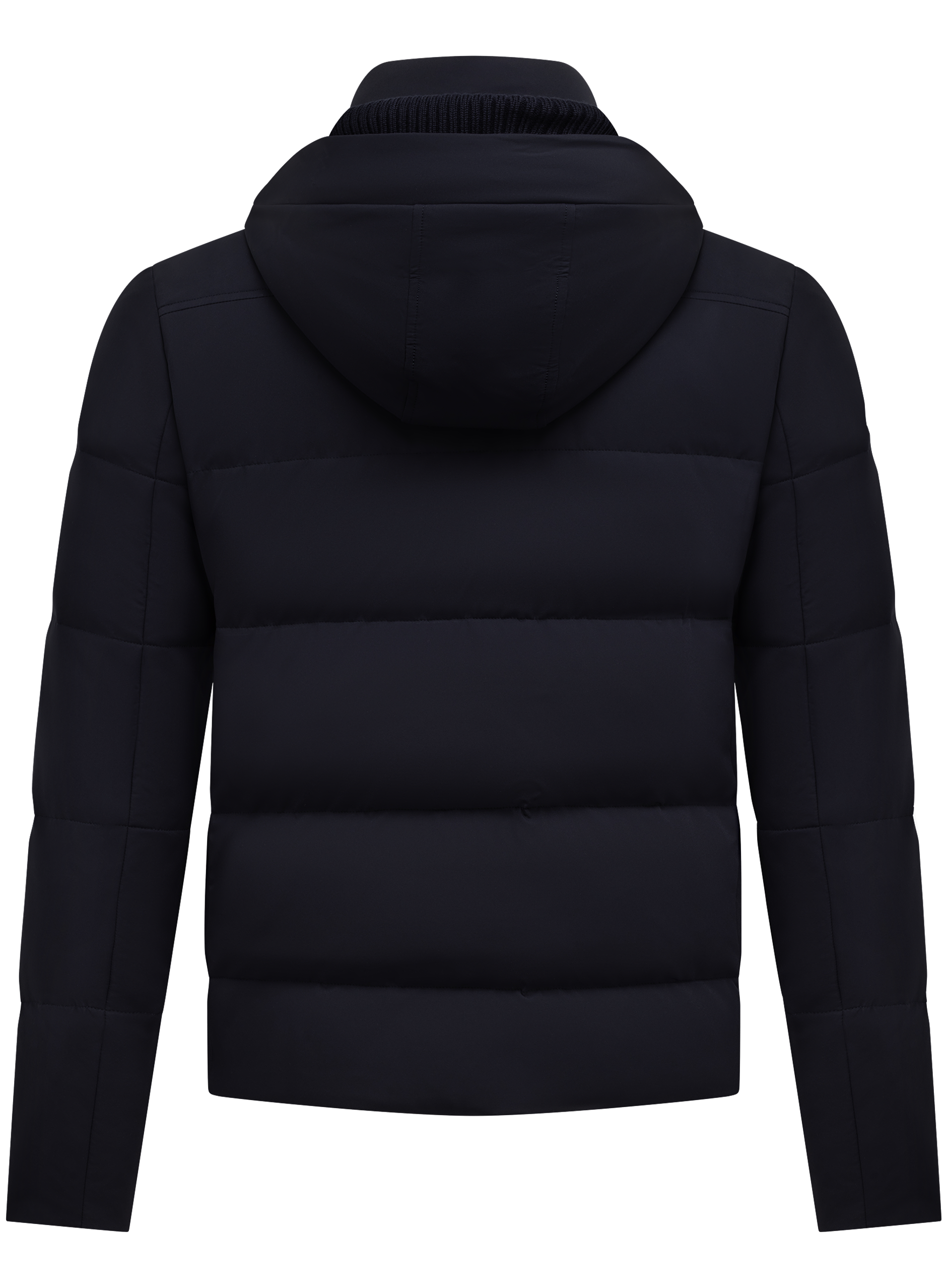 Gewatteerd jack met capuchon | BLUE NAVY