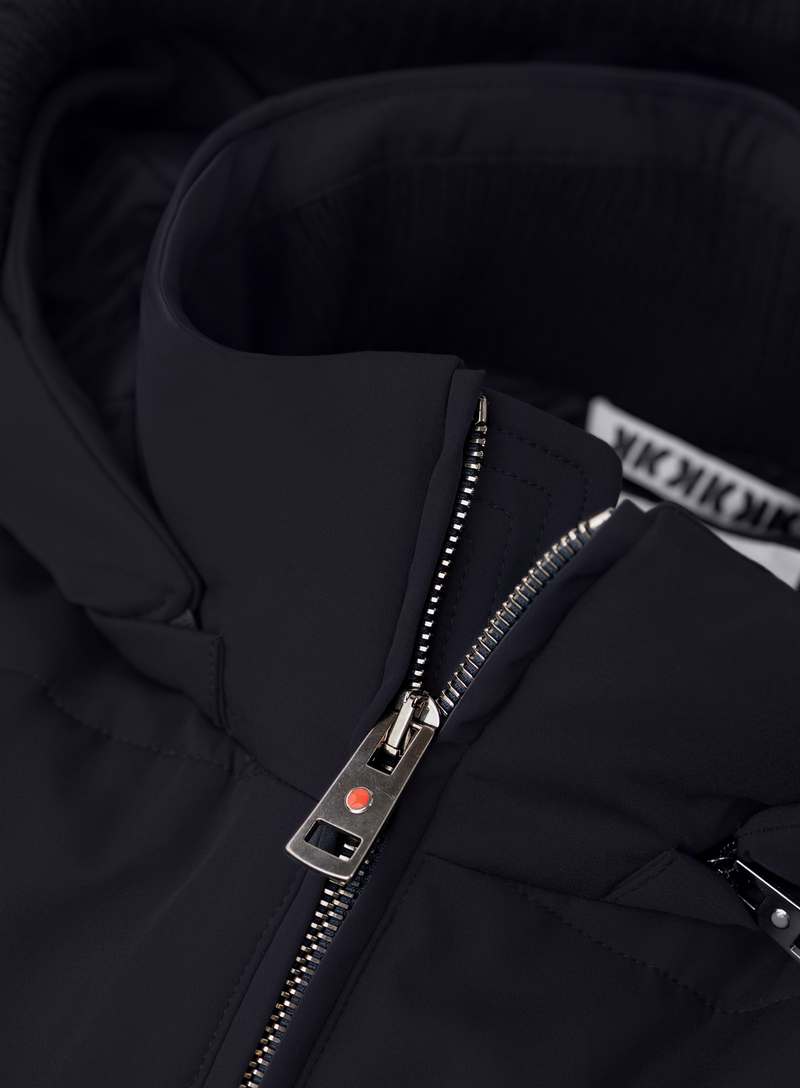 Gewatteerd jack met capuchon | FULL_WIDTH | BLUE NAVY