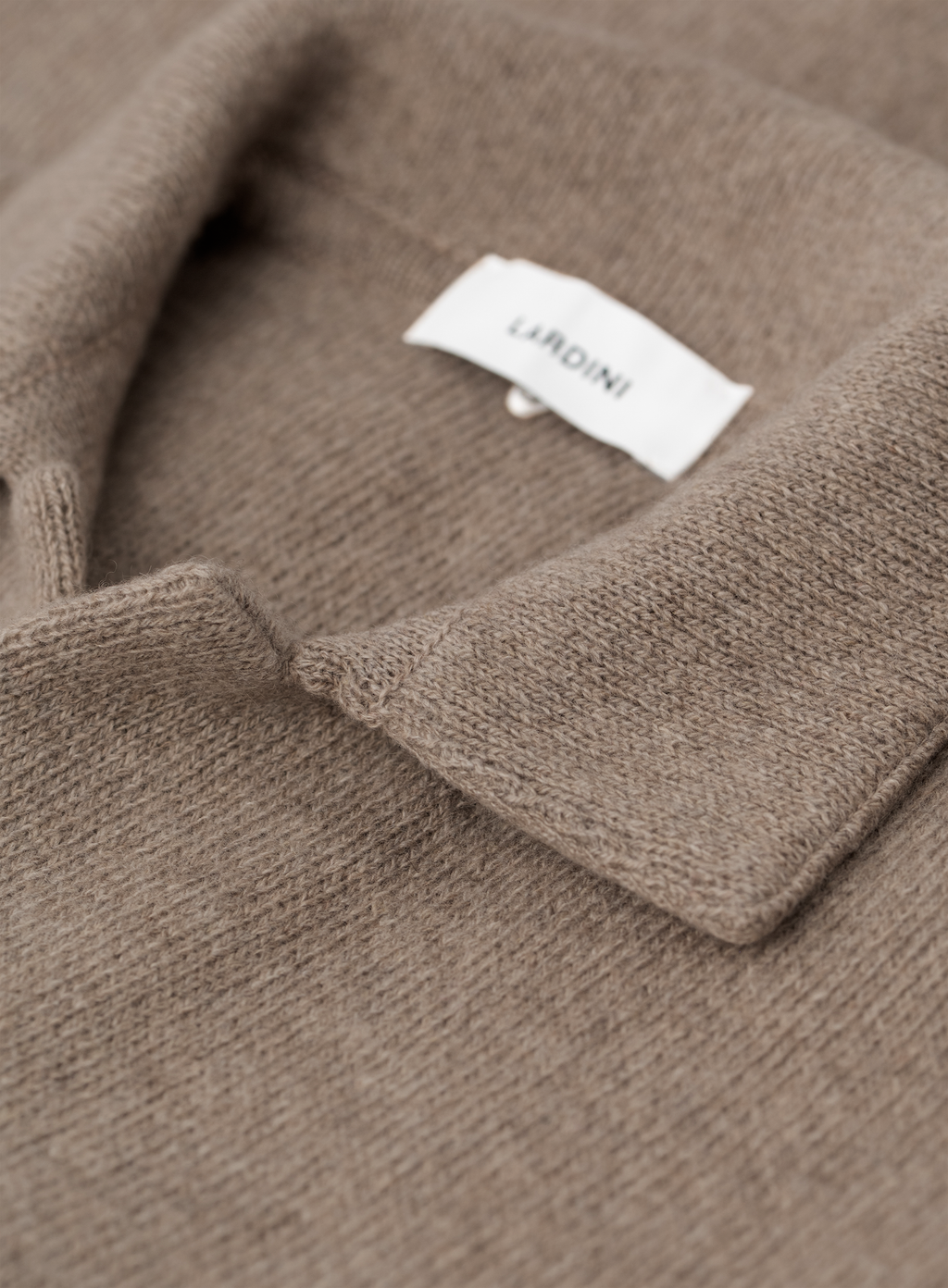Cashmere overshirt met opgestikte zakken | FULL_WIDTH | TAUPE
