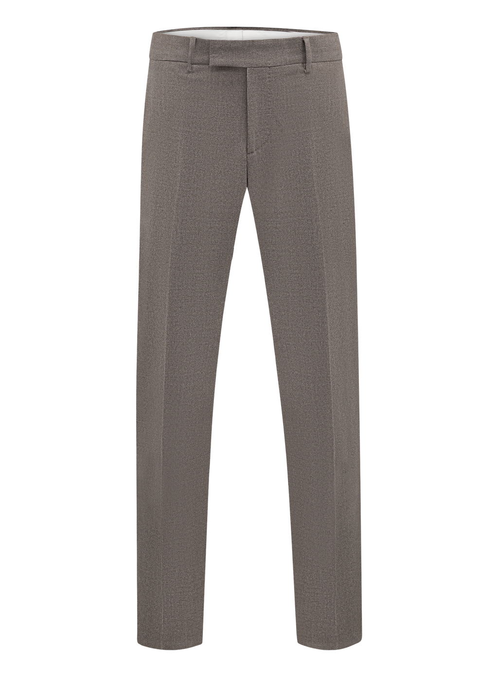 Pantalon van scheerwol | Bruin