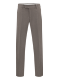 Pantalon van scheerwol | Bruin