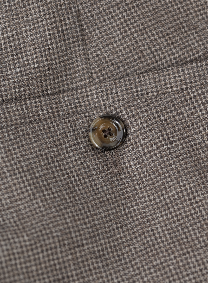 Pantalon van scheerwol | FULL_WIDTH | Bruin