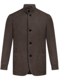 Blazerjack van cashmere | TAUPE