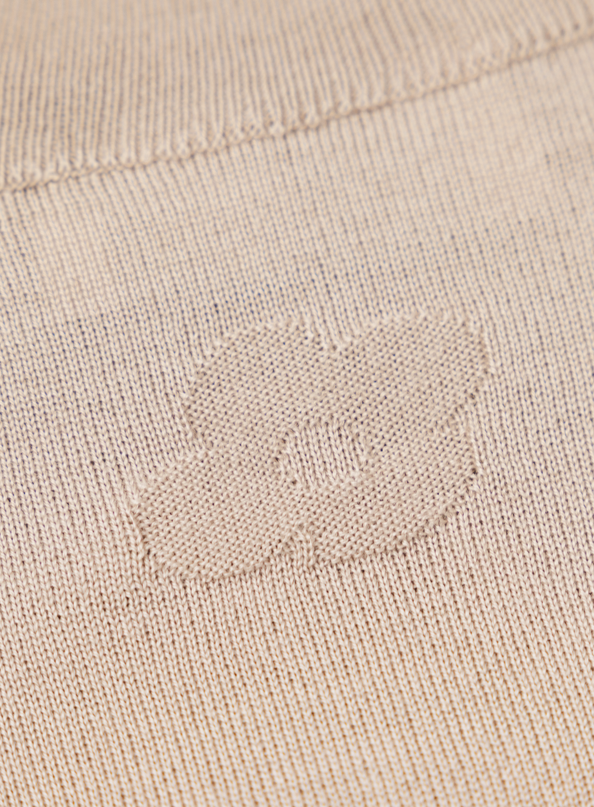 Fijngebreide coltrui van scheerwol | FULL_WIDTH | Beige