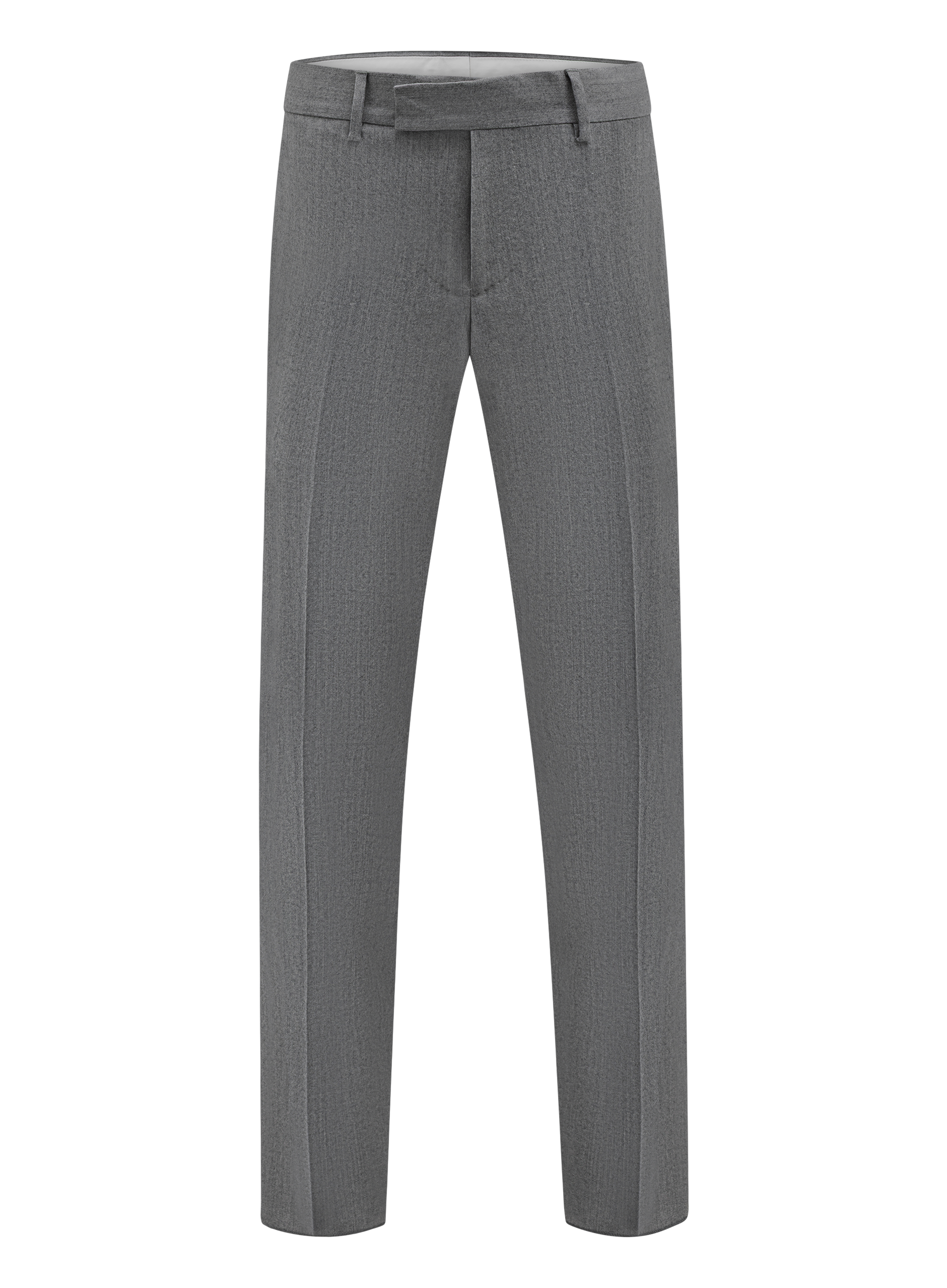 Pantalon van scheerwol en cashmere | L.Grijs