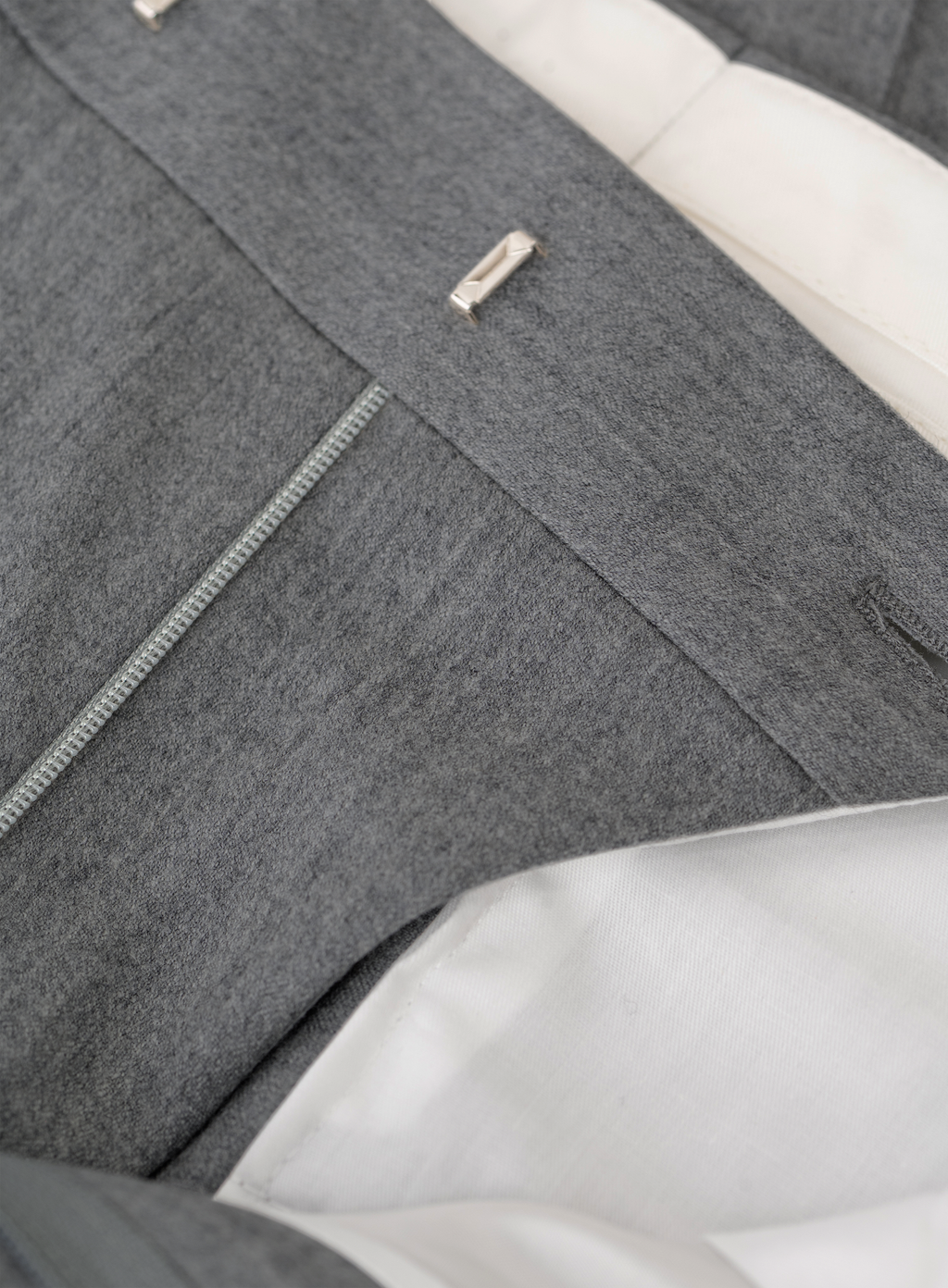 Pantalon van scheerwol en cashmere | FULL_WIDTH | L.Grijs