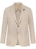 Colbert in wol zijde | Beige