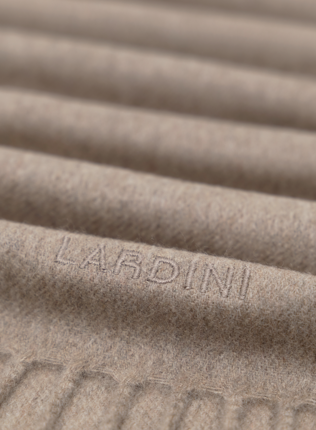Shawl in cashmere wol | FULL_WIDTH | TAUPE