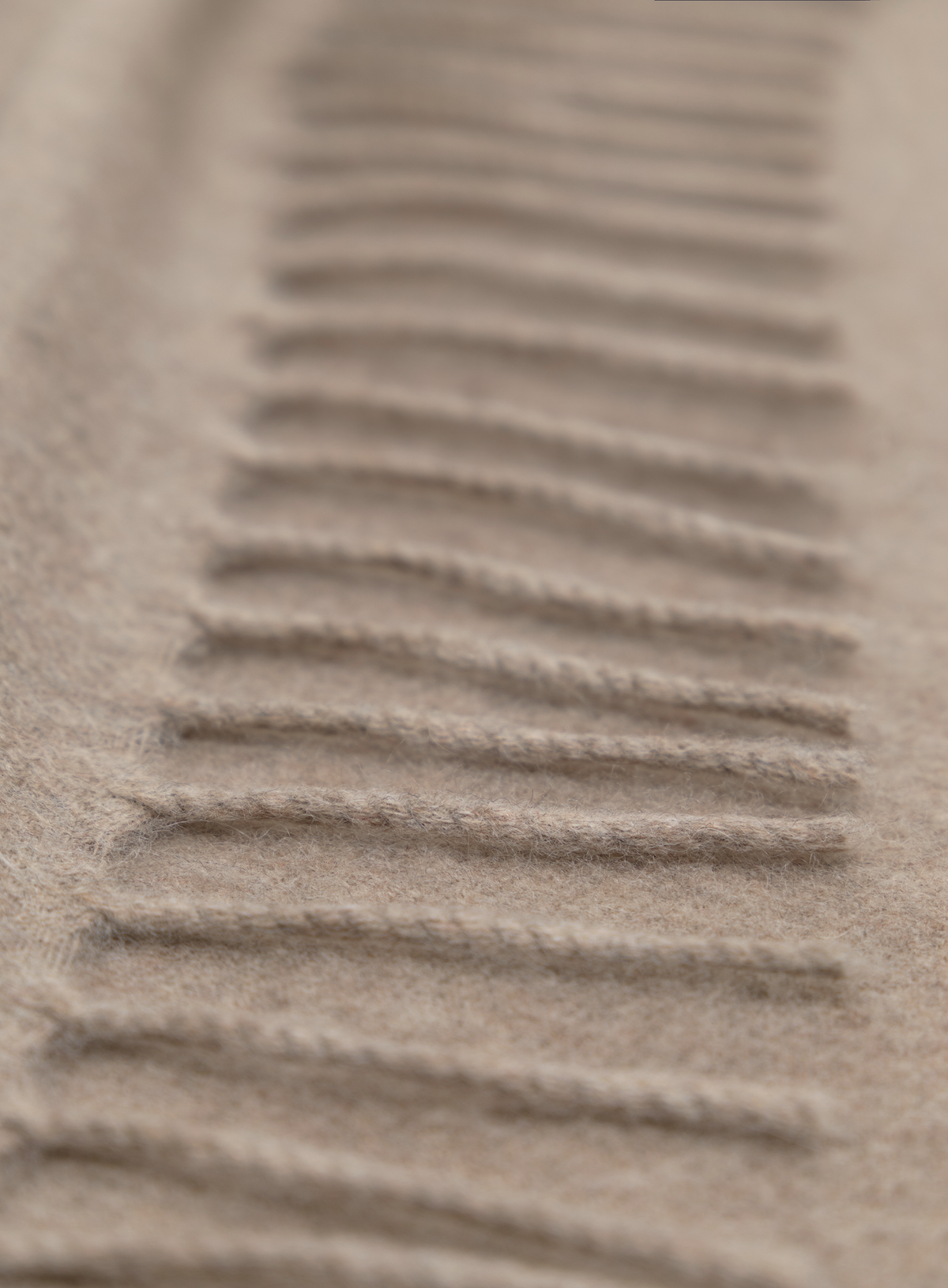 Shawl in cashmere wol | FULL_WIDTH | TAUPE