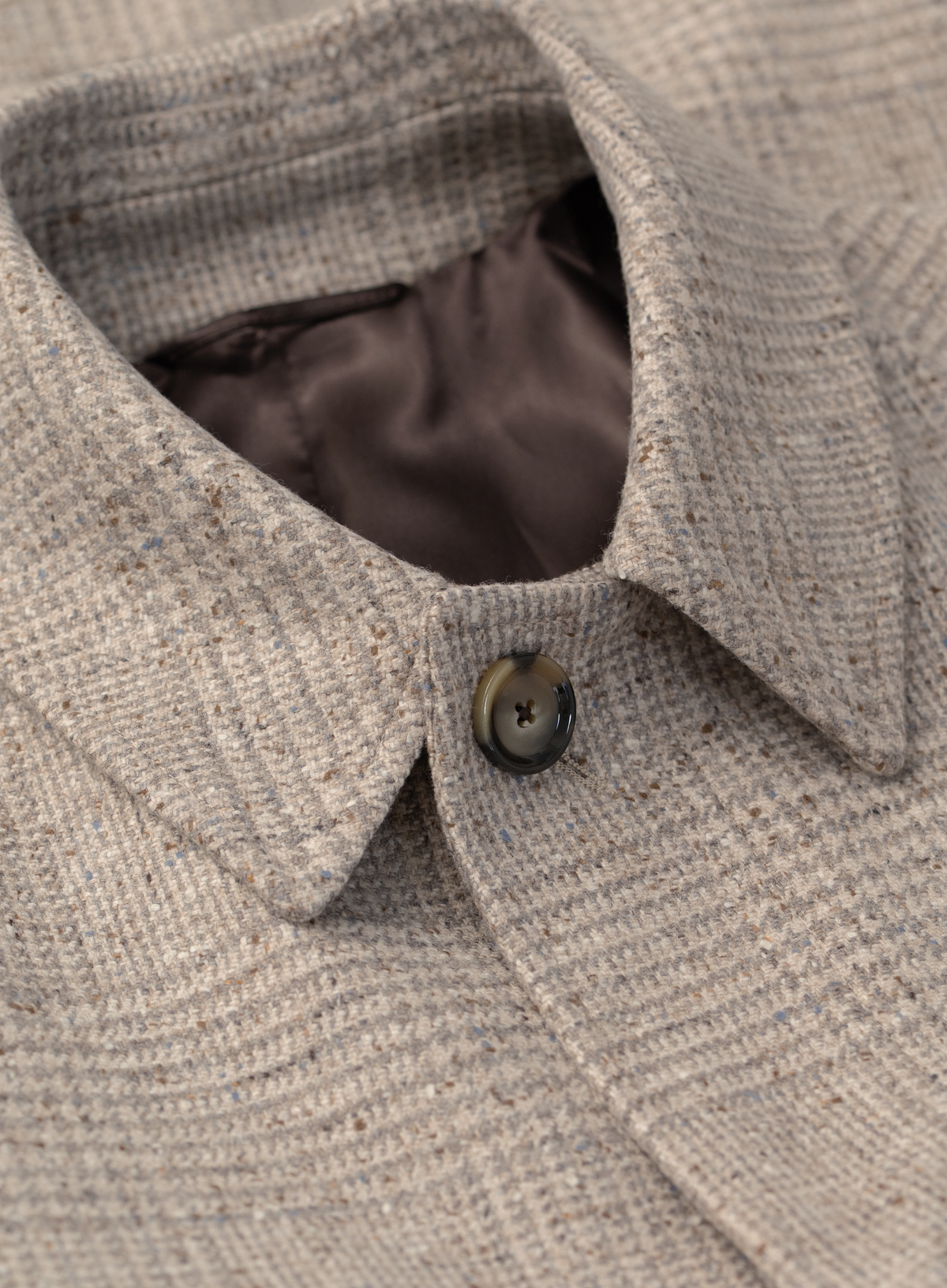 Mantel in wol | FULL_WIDTH | TAUPE BEIGE