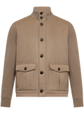 Bomberjack in cashmere wol | Beige