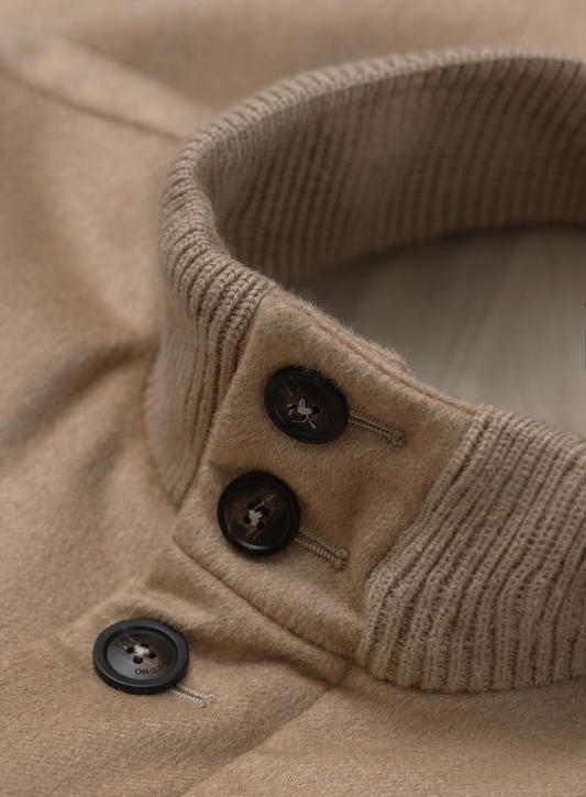 Bomber in cashmere e lana