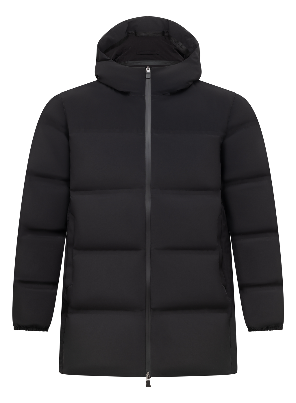 Parka in tech stretch | Zwart