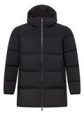 Parka in tech stretch | Zwart