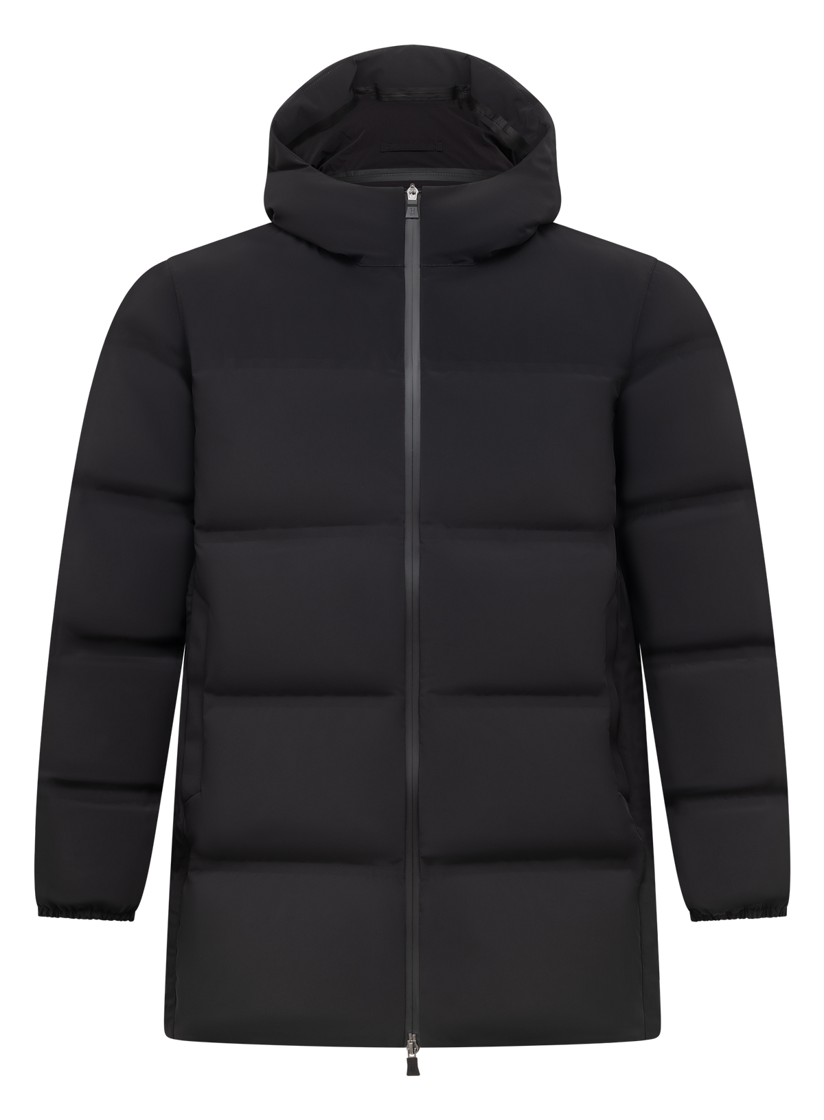 Parka in tech stretch | Zwart