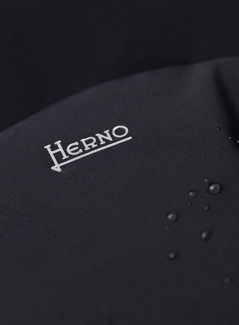 Parka in tech stretch | FULL_WIDTH | Zwart