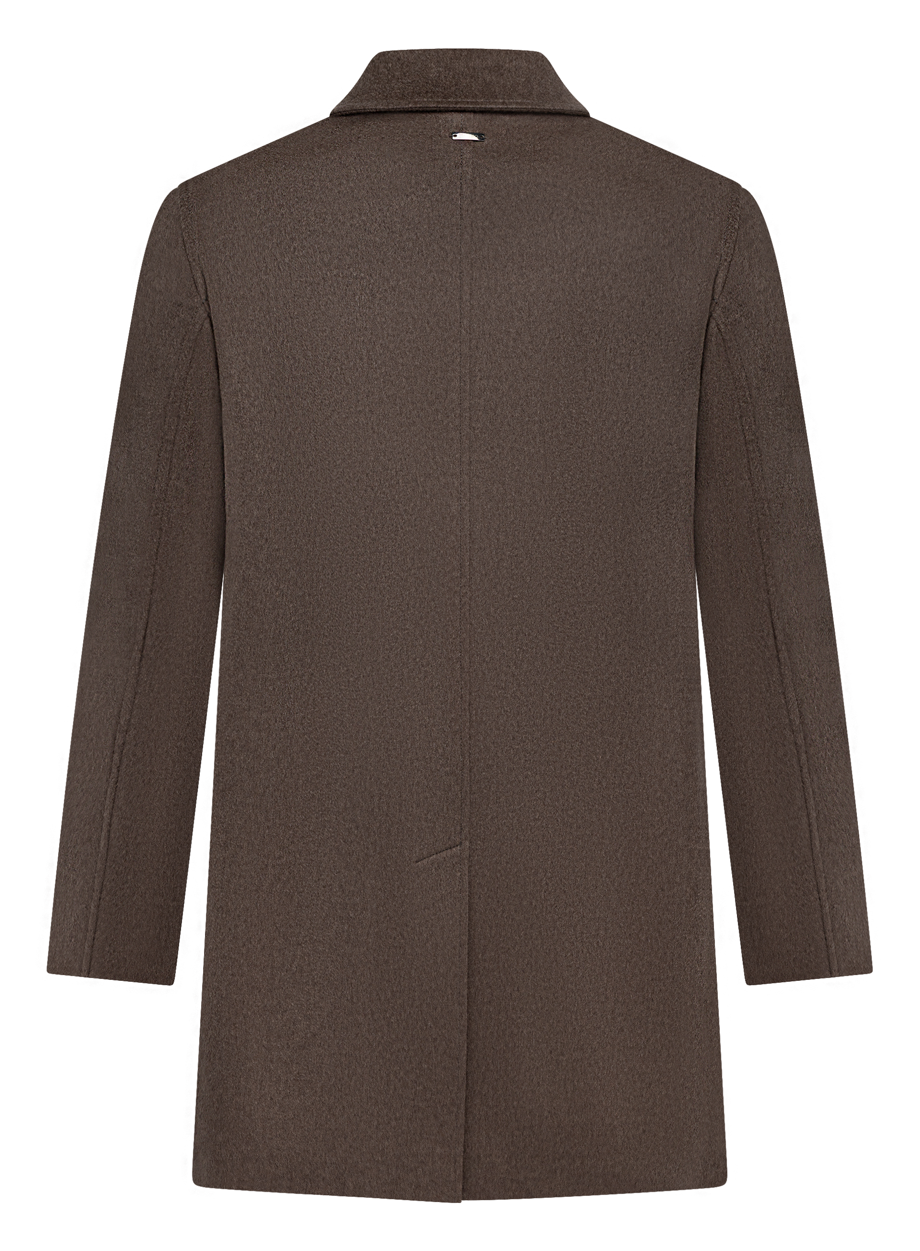 Mantel van cashmere | TAUPE