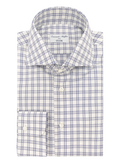 Geruit overhemd van katoen | Blauw
