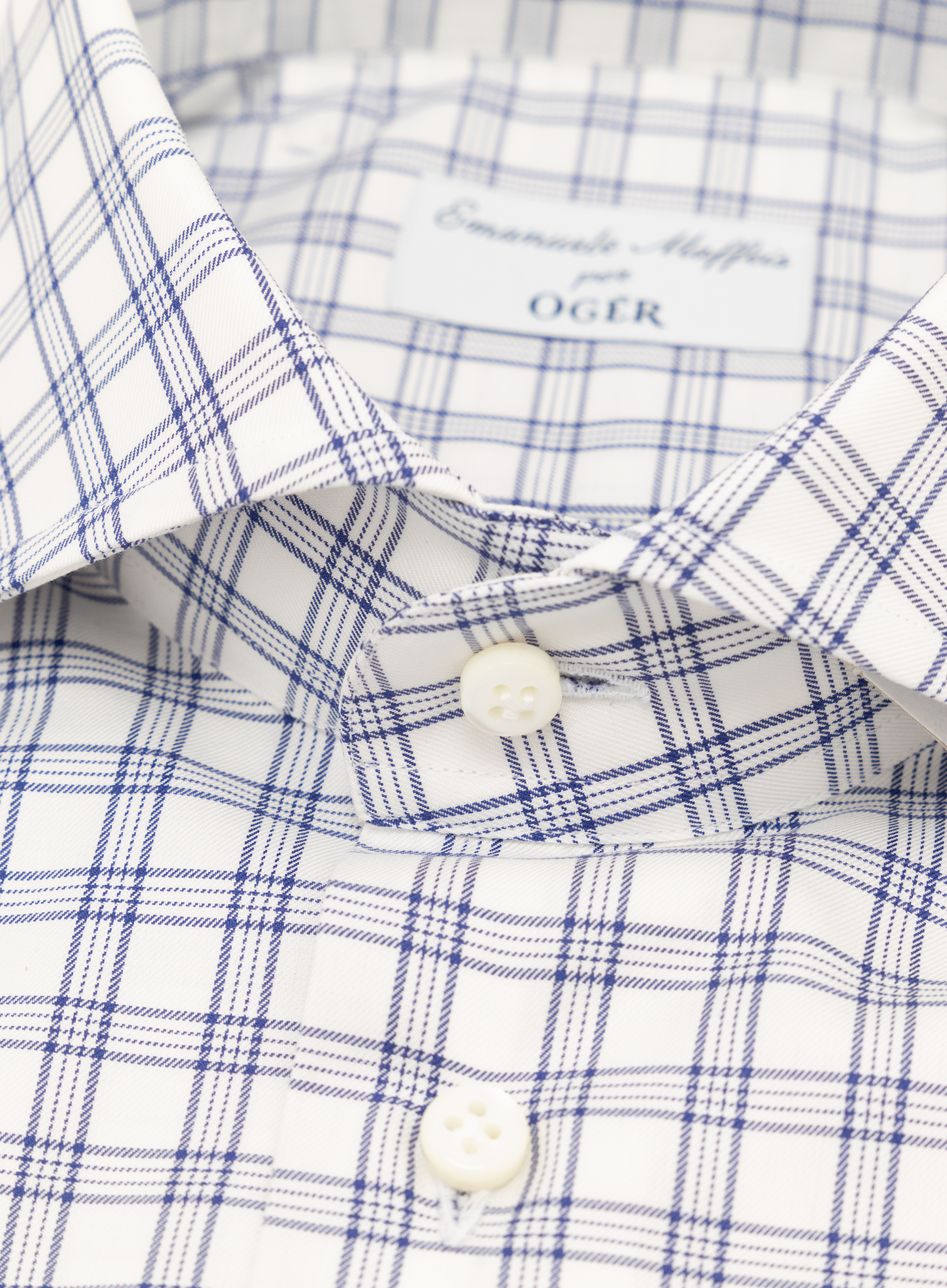 Geruit overhemd van katoen | FULL_WIDTH | Blauw