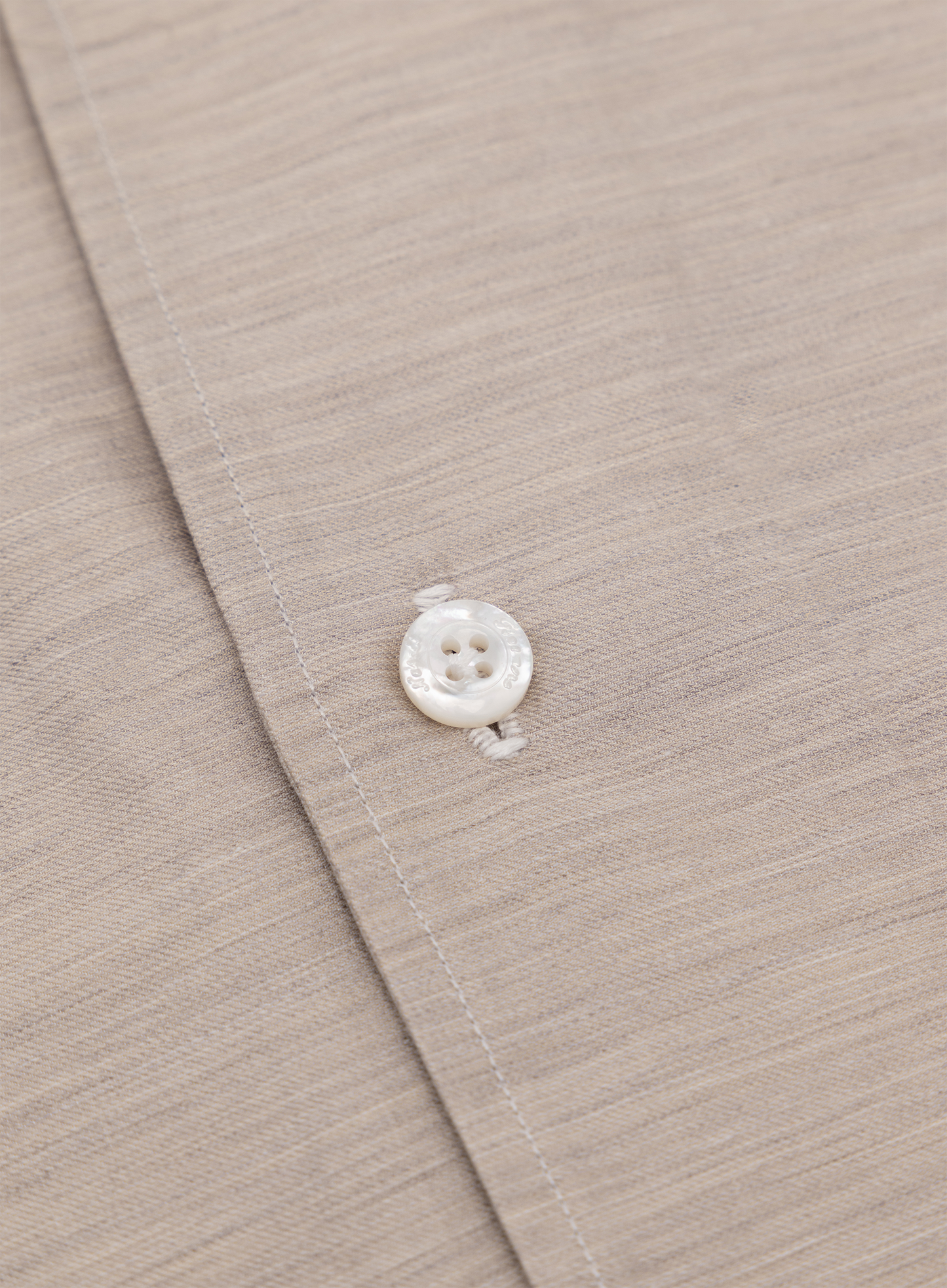 Shirt van linnen | LICHT TAUPE