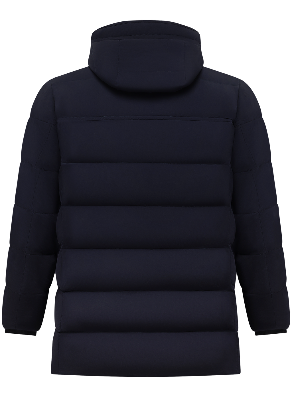 Lange jack in technische stof | BLUE NAVY