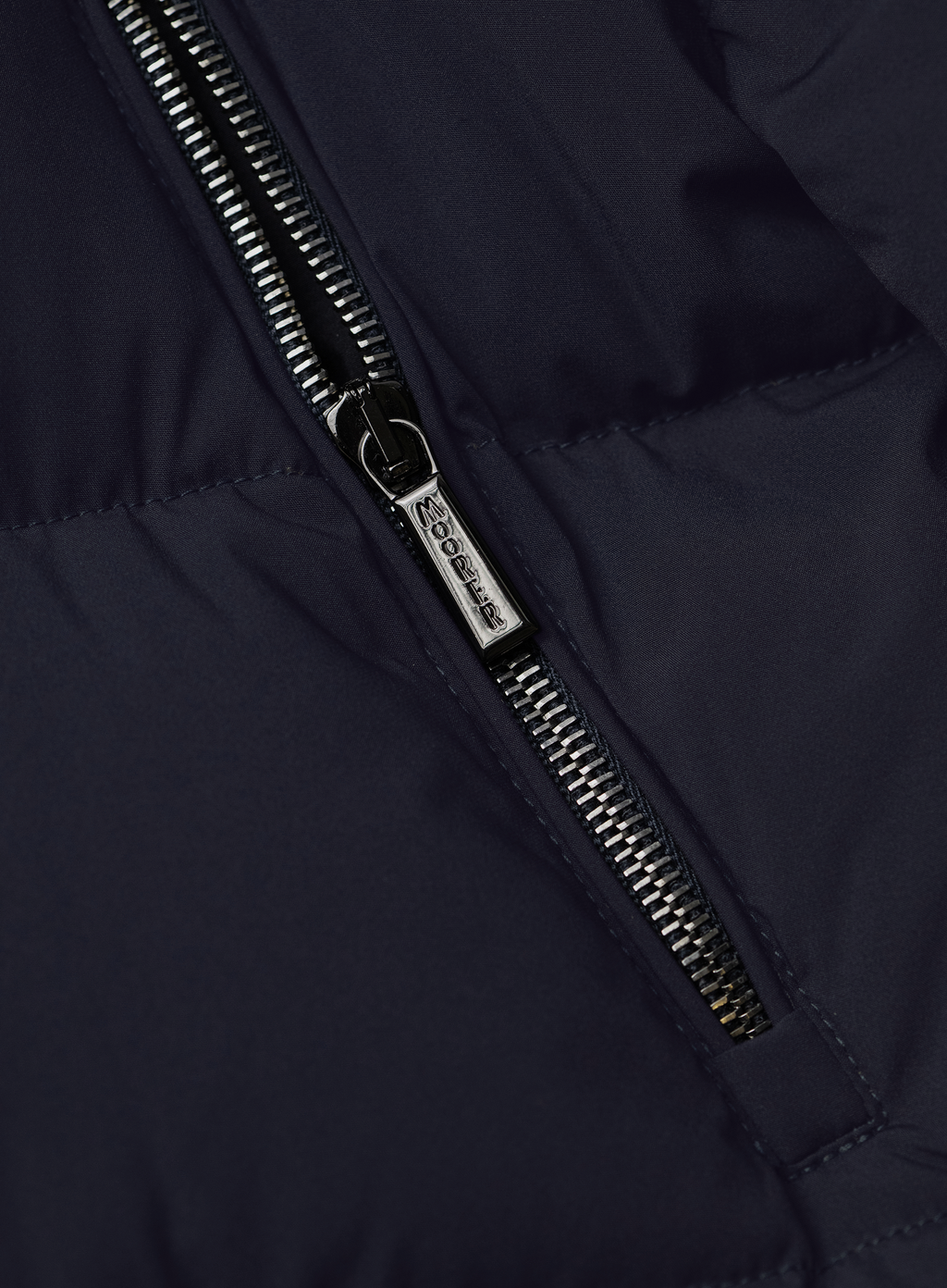 Lange jack in technische stof | FULL_WIDTH | BLUE NAVY