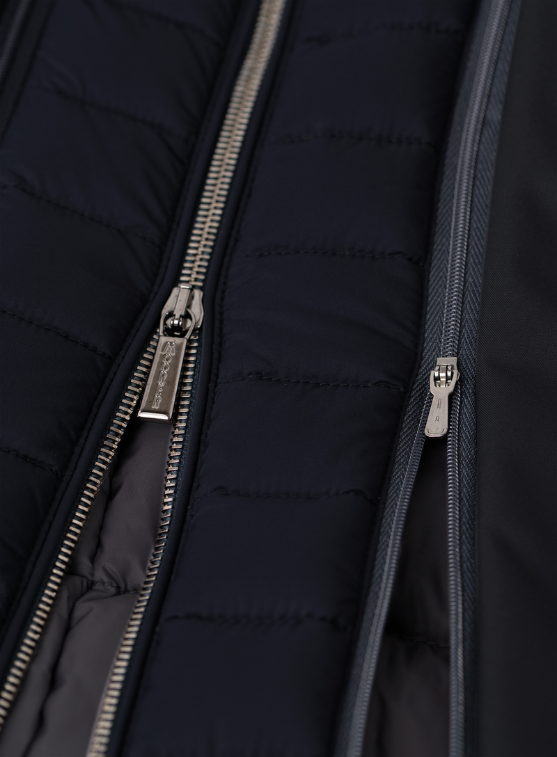 Waterafstotende jas met uitritsbare binnenjas | FULL_WIDTH | BLUE NAVY