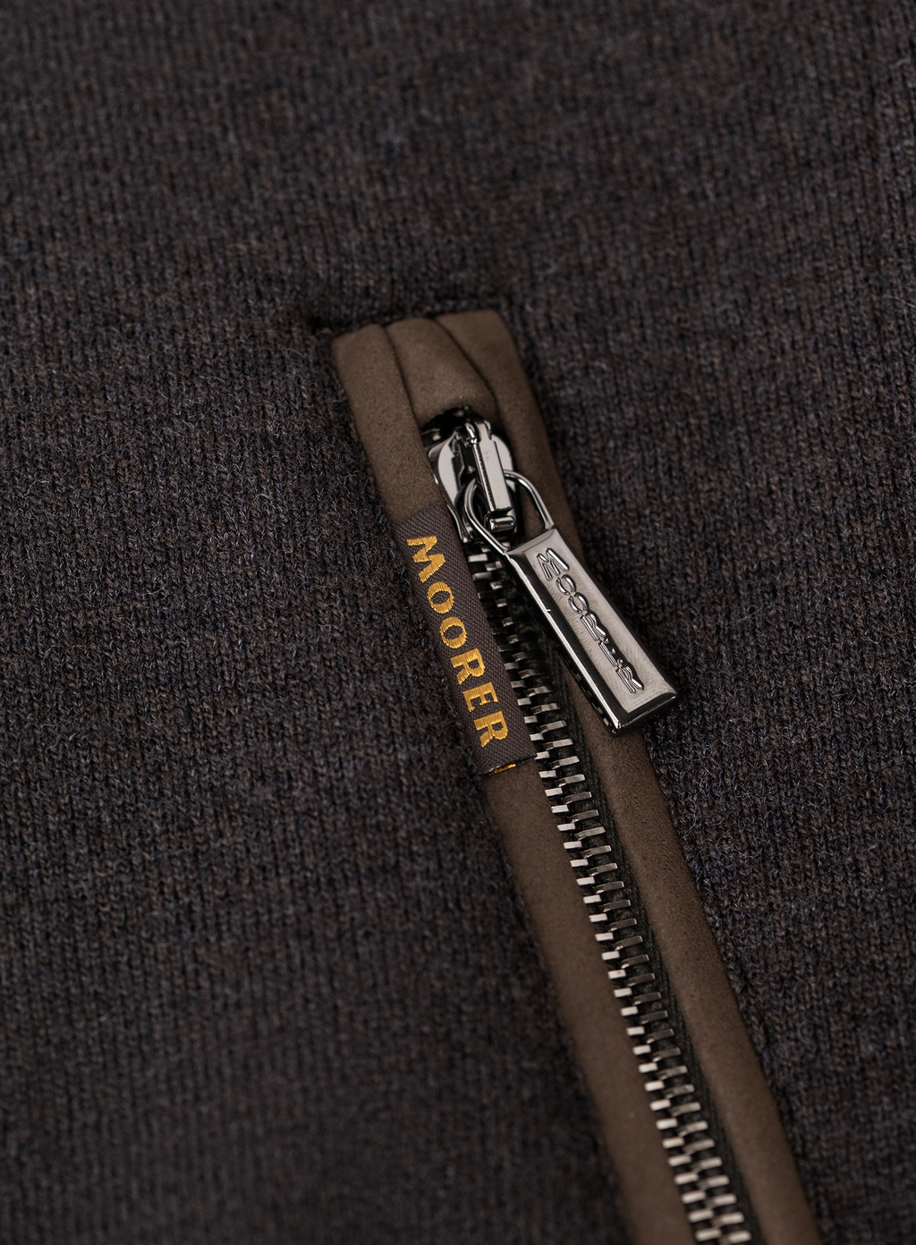 Bomberjack van scheerwol en cashmere | FULL_WIDTH | Bruin