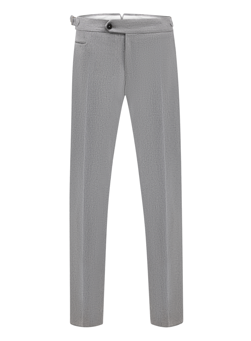 Broek in wol cashmere stretch | Grijs