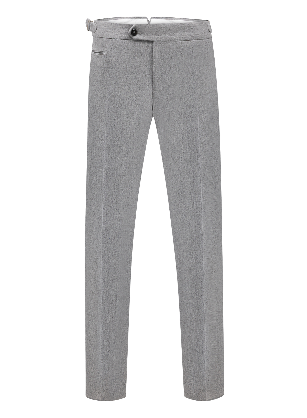 Broek in wol cashmere stretch | Grijs