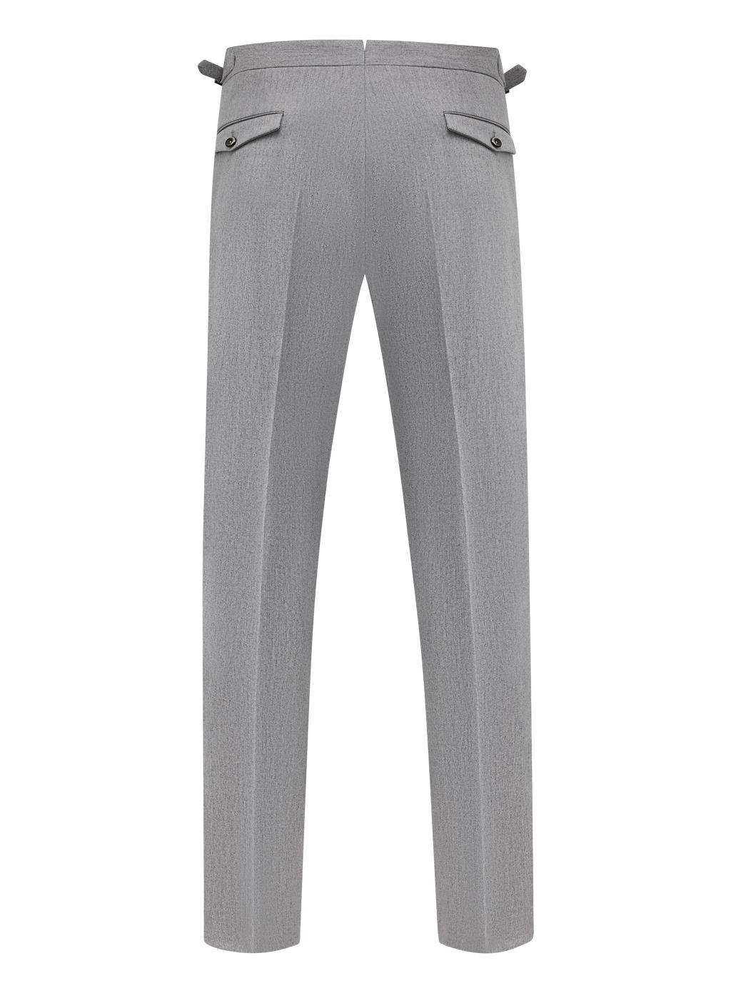 Broek in wol cashmere stretch | Grijs
