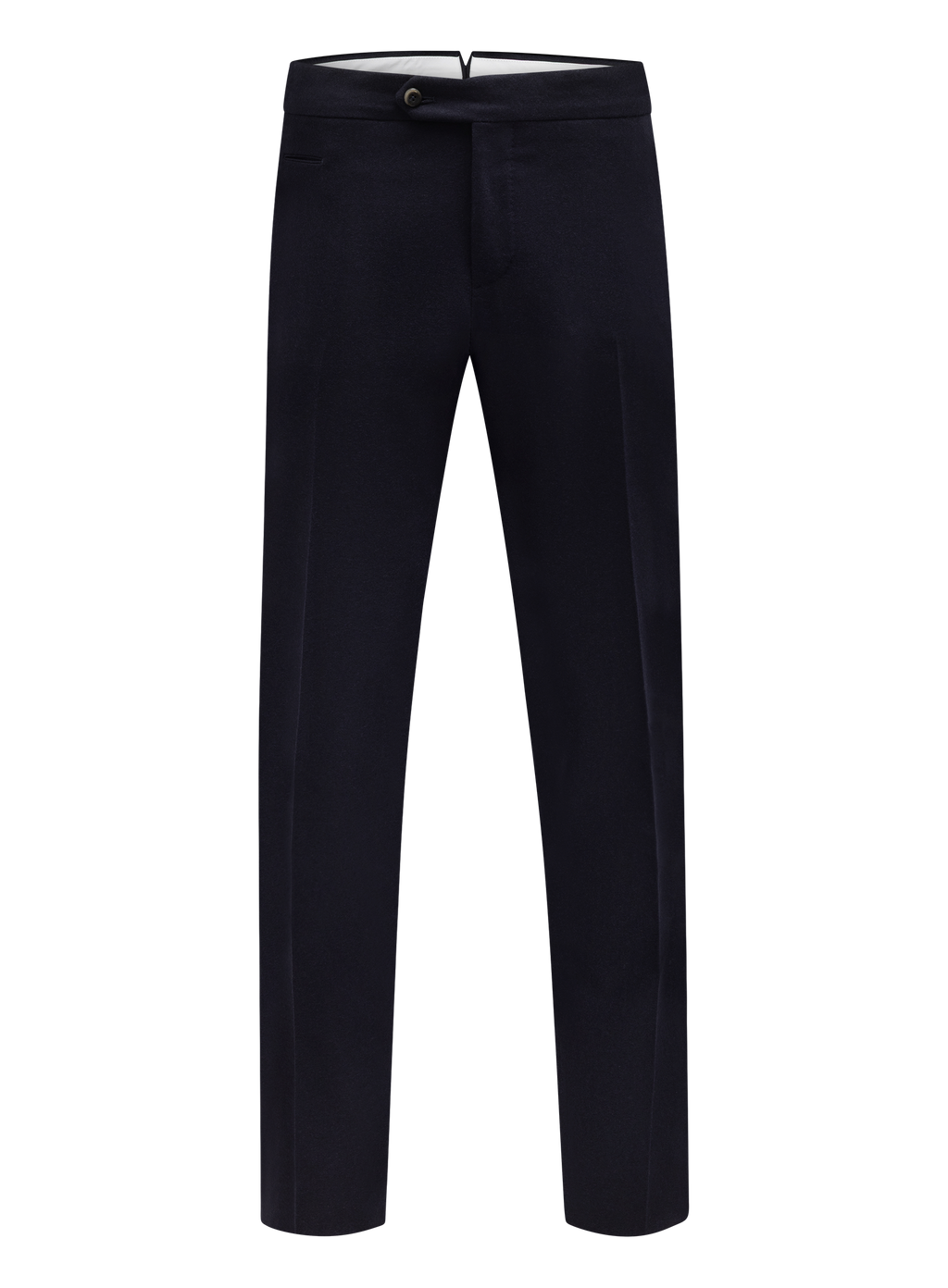 Broek in wol cashmere stretch | BLUE NAVY