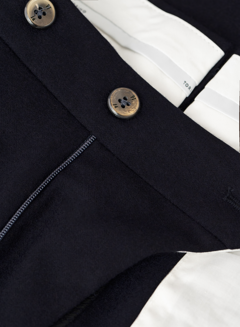 Broek in wol cashmere stretch | FULL_WIDTH | BLUE NAVY