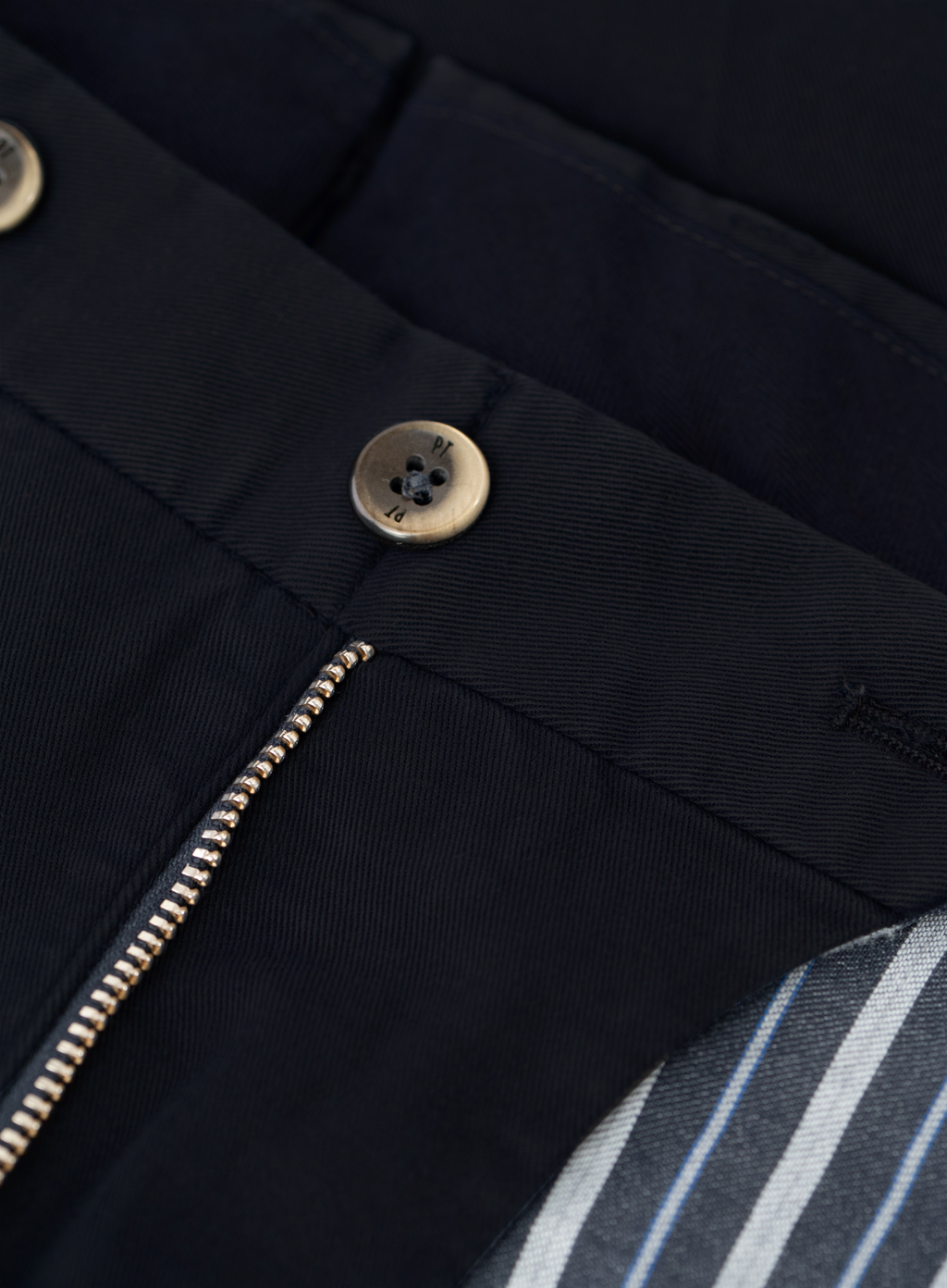 Chino van katoen | FULL_WIDTH | BLUE NAVY