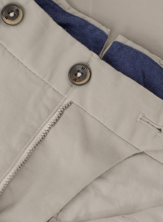 Chino en coton stretch