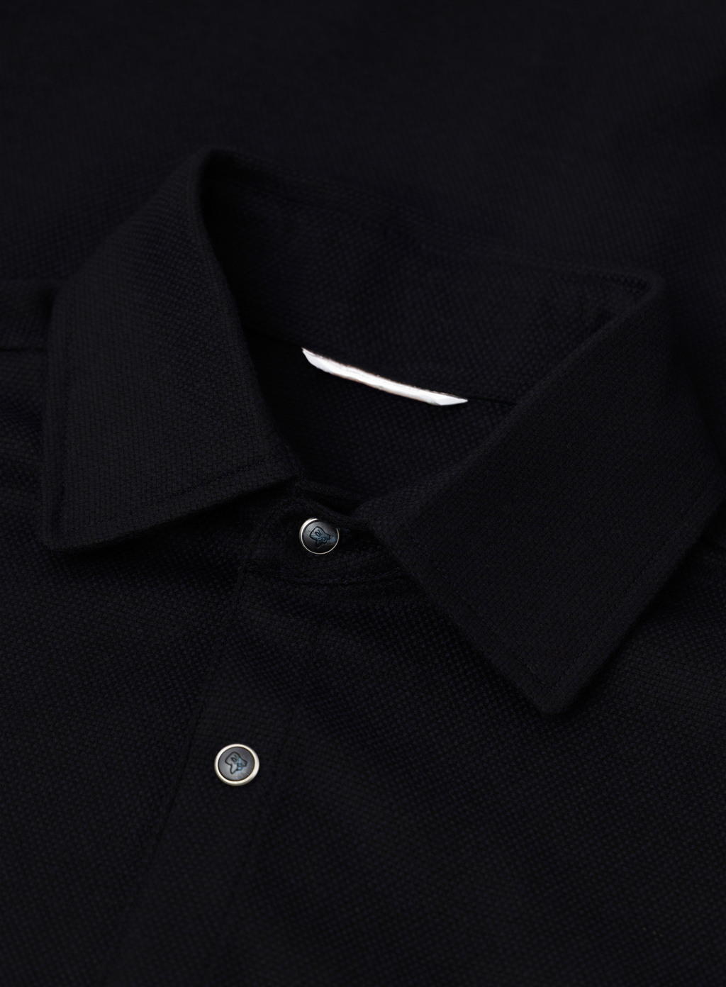 Overshirt van scheerwol en cashmere met drukknoopsluiting | FULL_WIDTH | BLUE NAVY