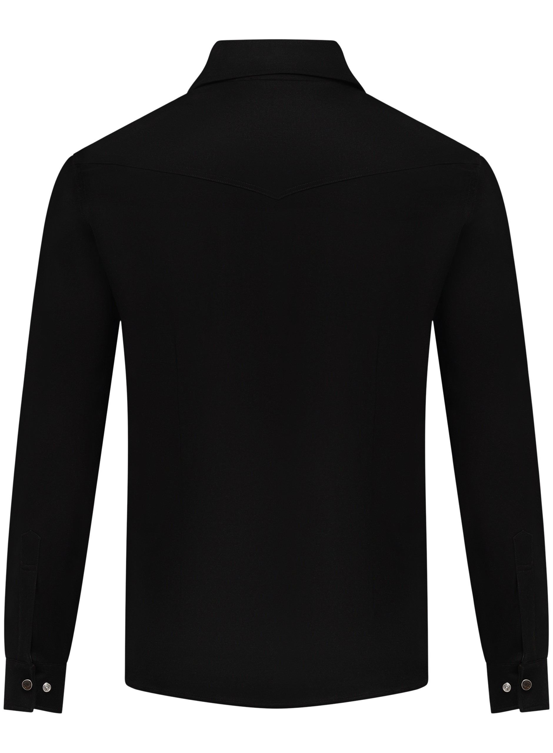 Overshirt van scheerwol met borstzakken | D.Bruin
