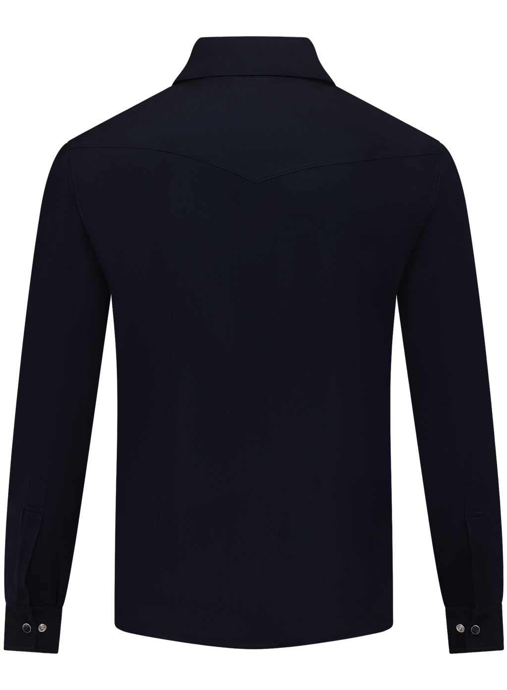 Overshirt van scheerwol met borstzakken | BLUE NAVY