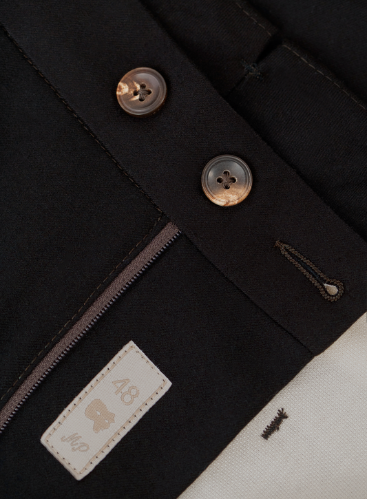 Pantalon chino en laine vierge